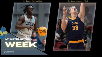 Campbell of Stockton and Solomon of TCNJ win weekly NJAC men’s basketball honors